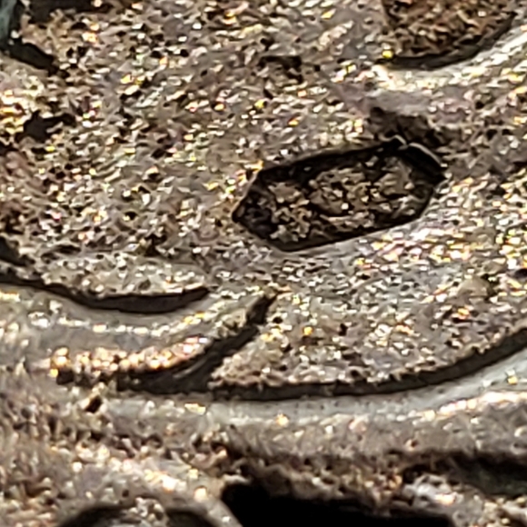 Ornate Solid 83.3% Silver Repousse Dutch Cake Serving Spoon Knife 10.5" - Picture 11 of 14